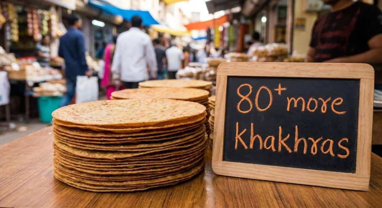 80+ Other Khakhra Varieties hand made 